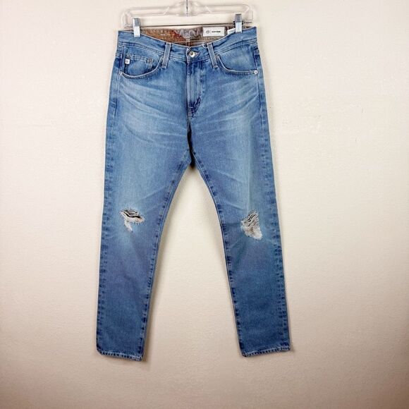 Ag Tellis Mens Jeans Distressed Denim Size 29X34 New - Picture 1 of 6